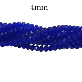 3 Strands line Crystal Faceted Rondelle Beads 4mm,Glass Beads For Jewelry Making one strands has about 140~144 Beads