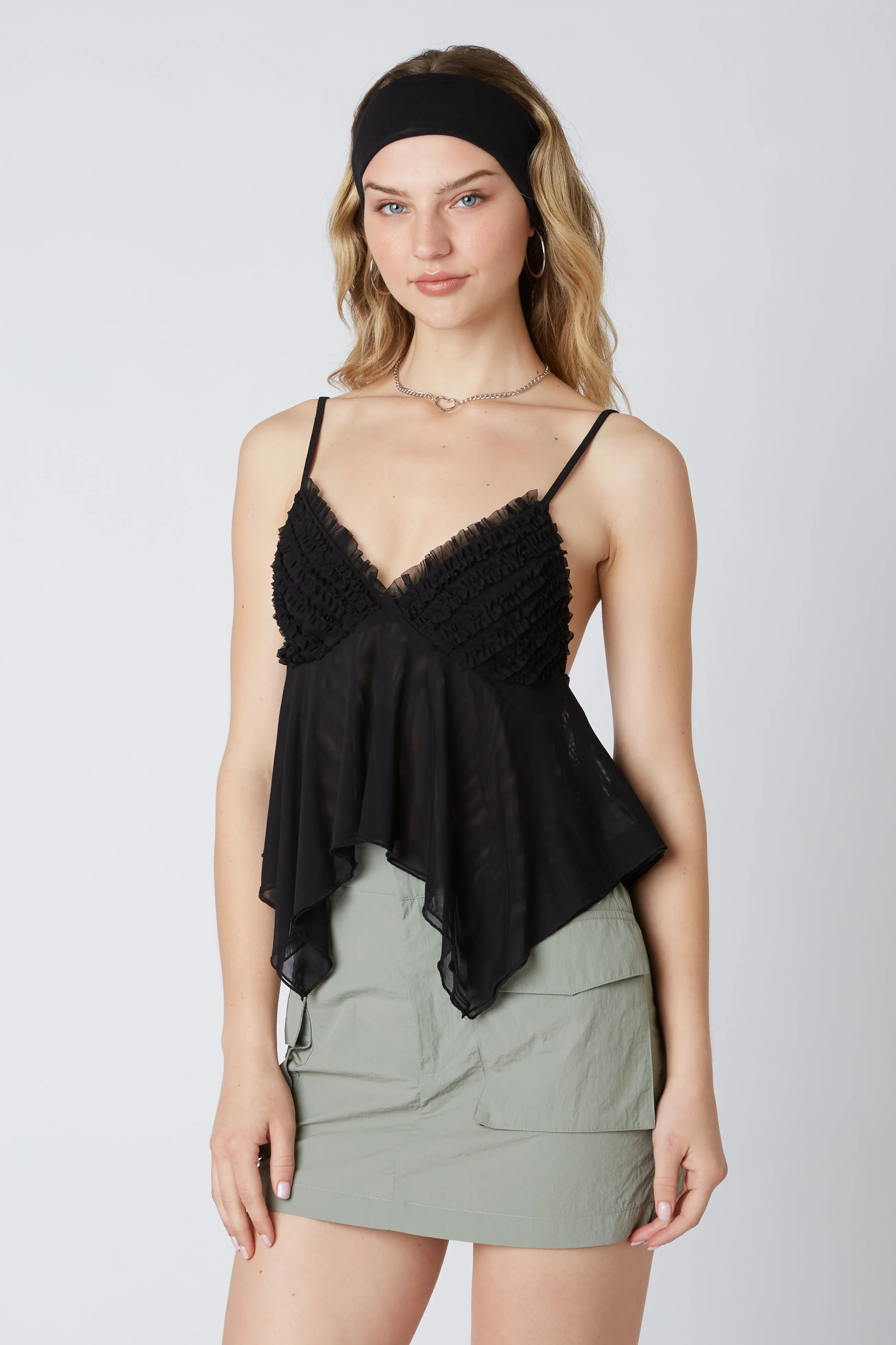 Asymmetrical Mesh Top