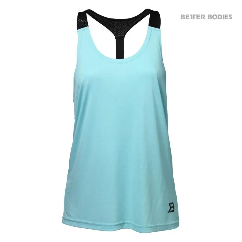 Better Bodies Loose Fit Tank - Light Aqua