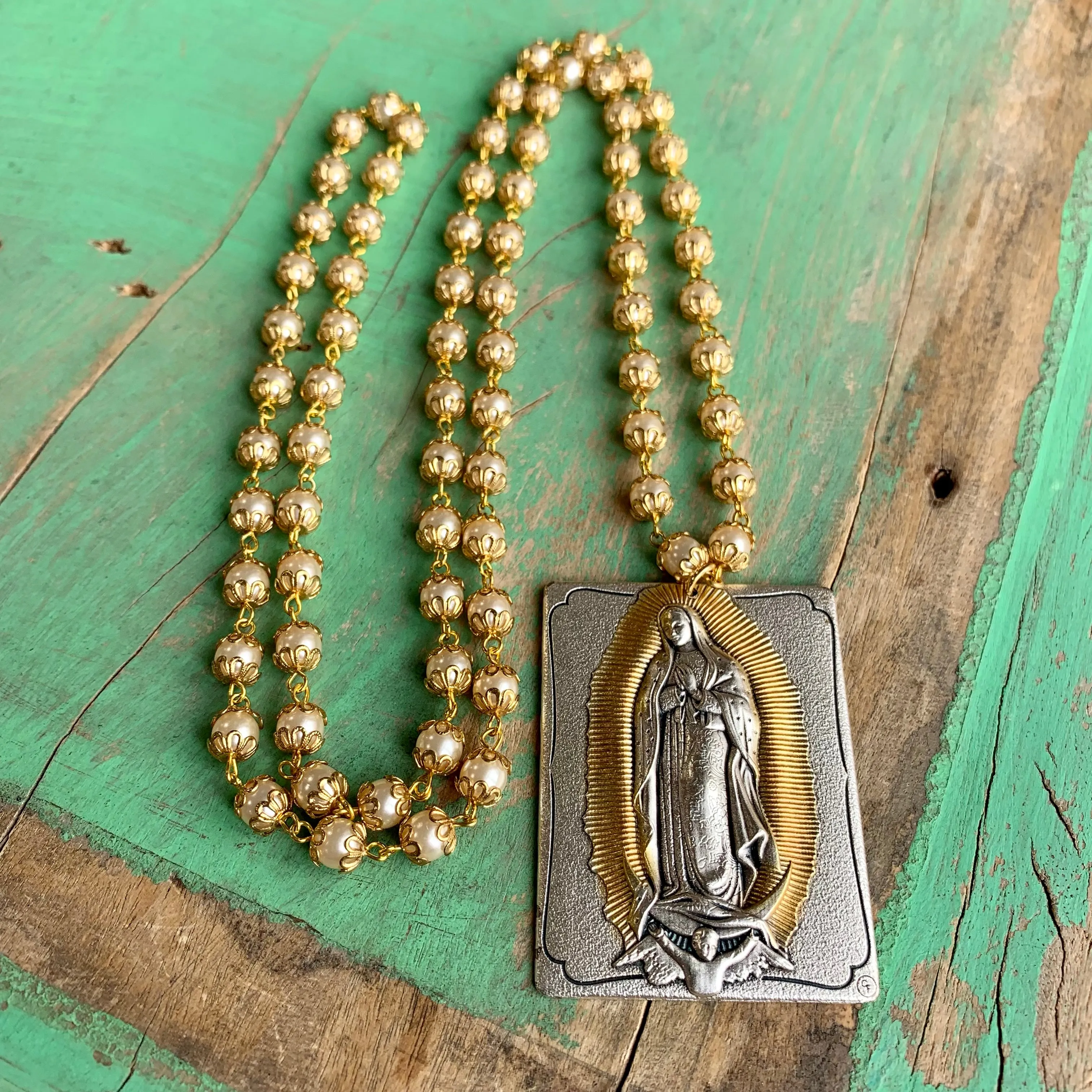 Big Italian Scapular Inspired Necklaces