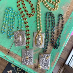 Big Italian Scapular Inspired Necklaces