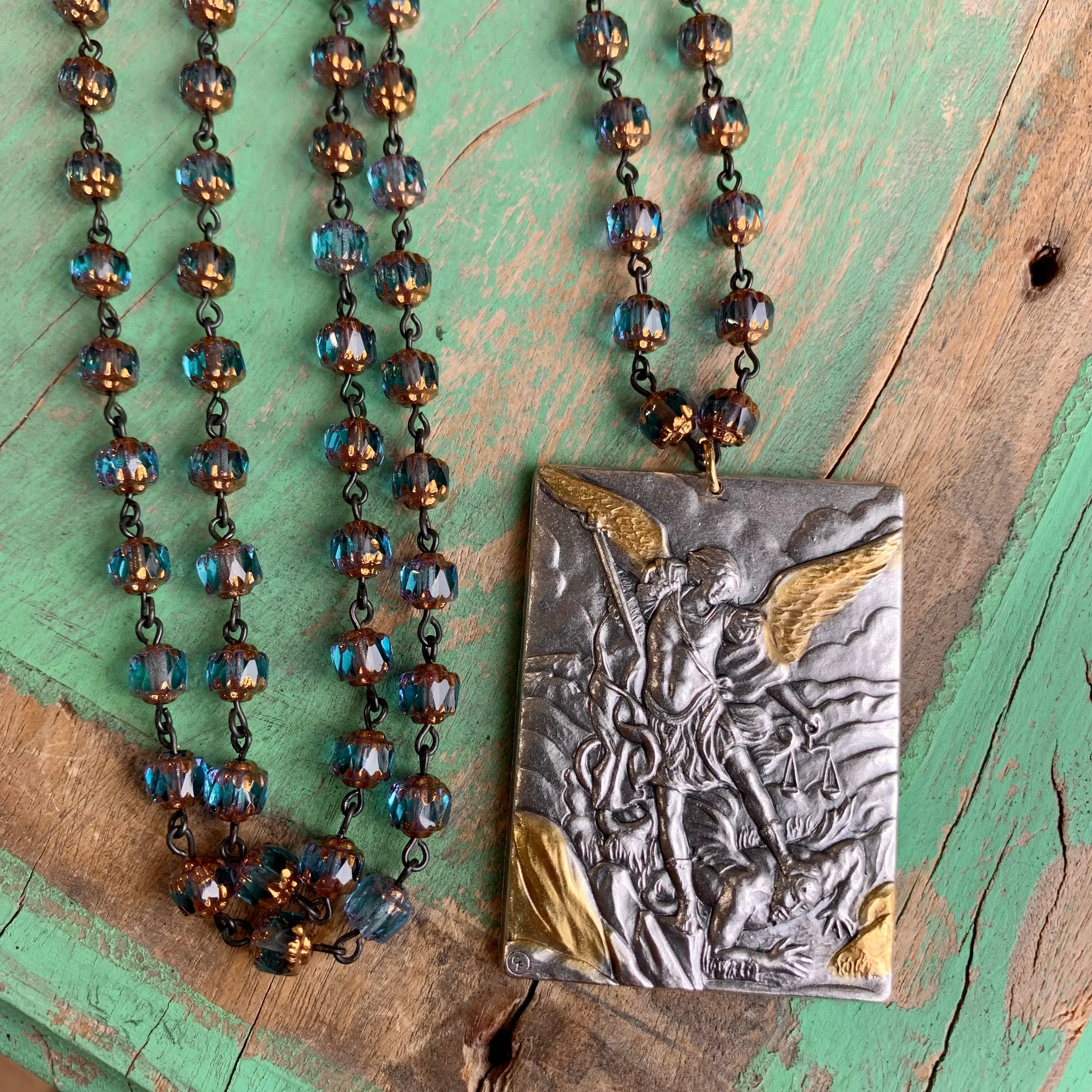 Big Italian Scapular Inspired Necklaces