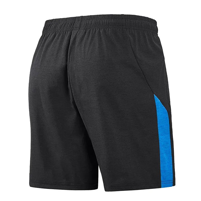 Breathable Quick Dry Male Gym Shorts (Dark Grey/Black)