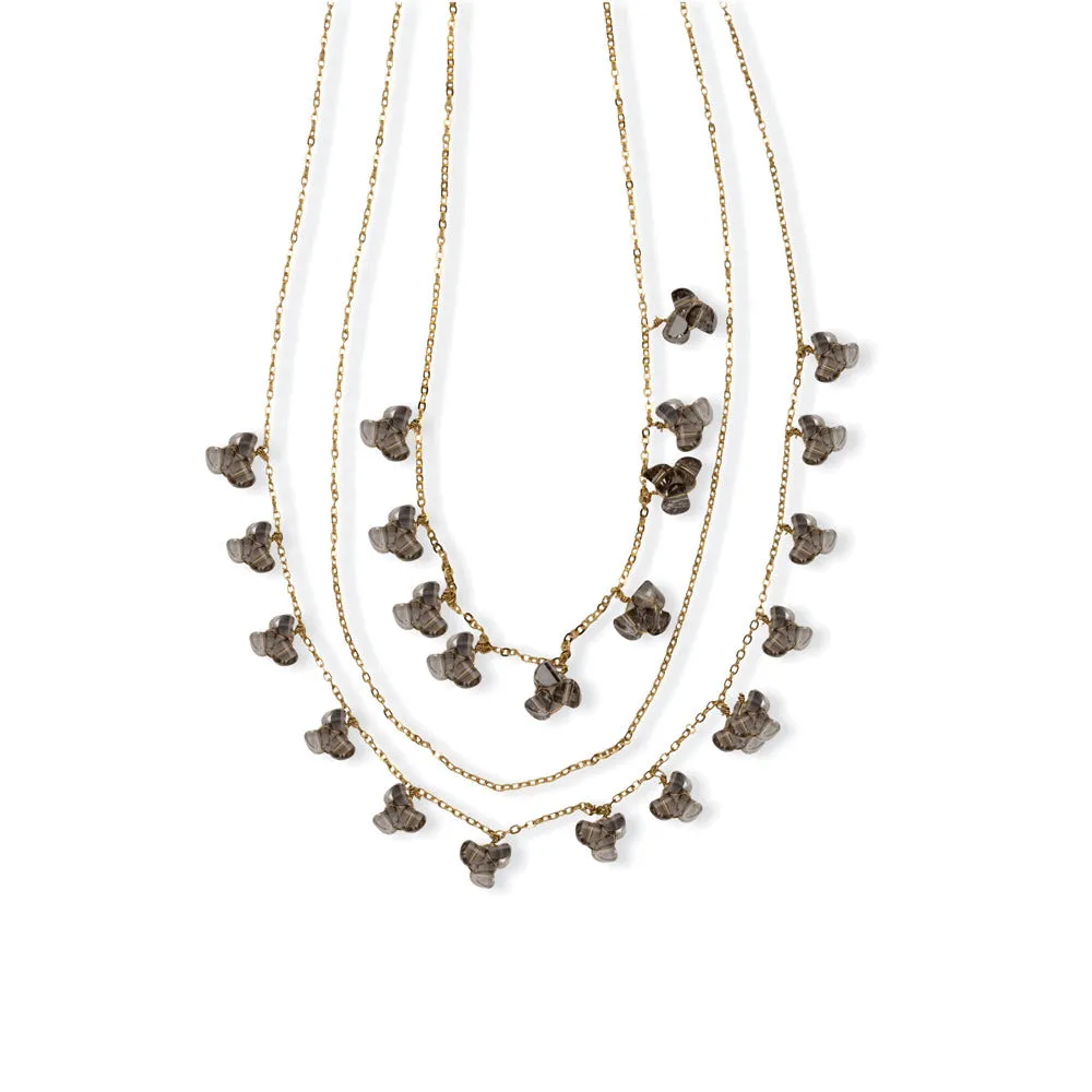 Butterfly Cliff Layered Necklaces