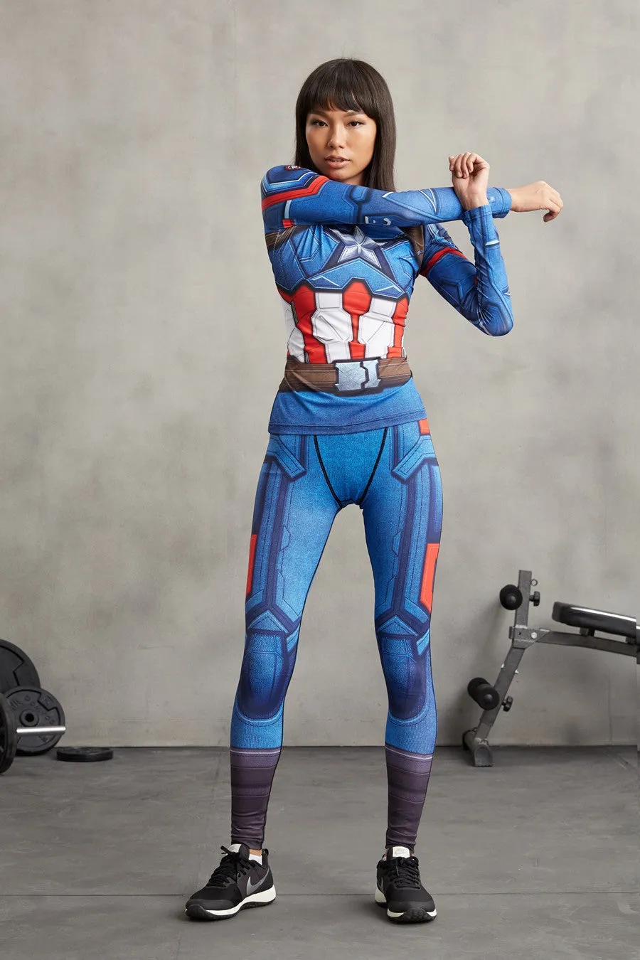 CAPTAIN AMERICA Compression Leggings/Pants for Women