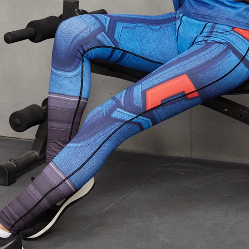 CAPTAIN AMERICA Compression Leggings/Pants for Women