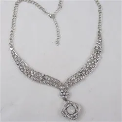 Crystal & Rhinestone Wedding Day Necklace