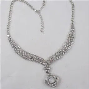 Crystal & Rhinestone Wedding Day Necklace