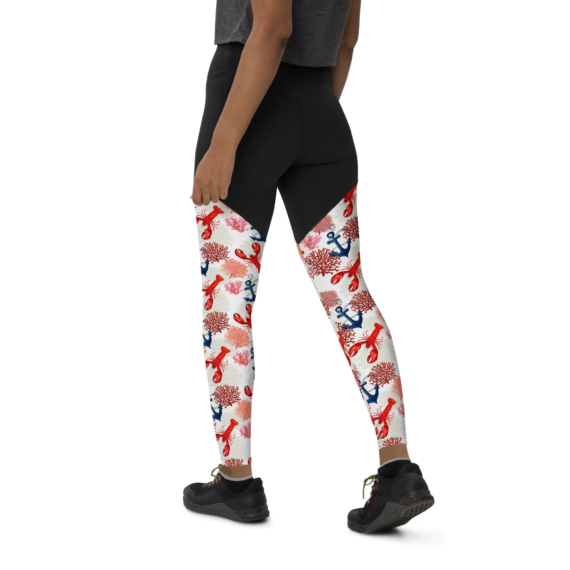 Cute Lobster Compression Leggings