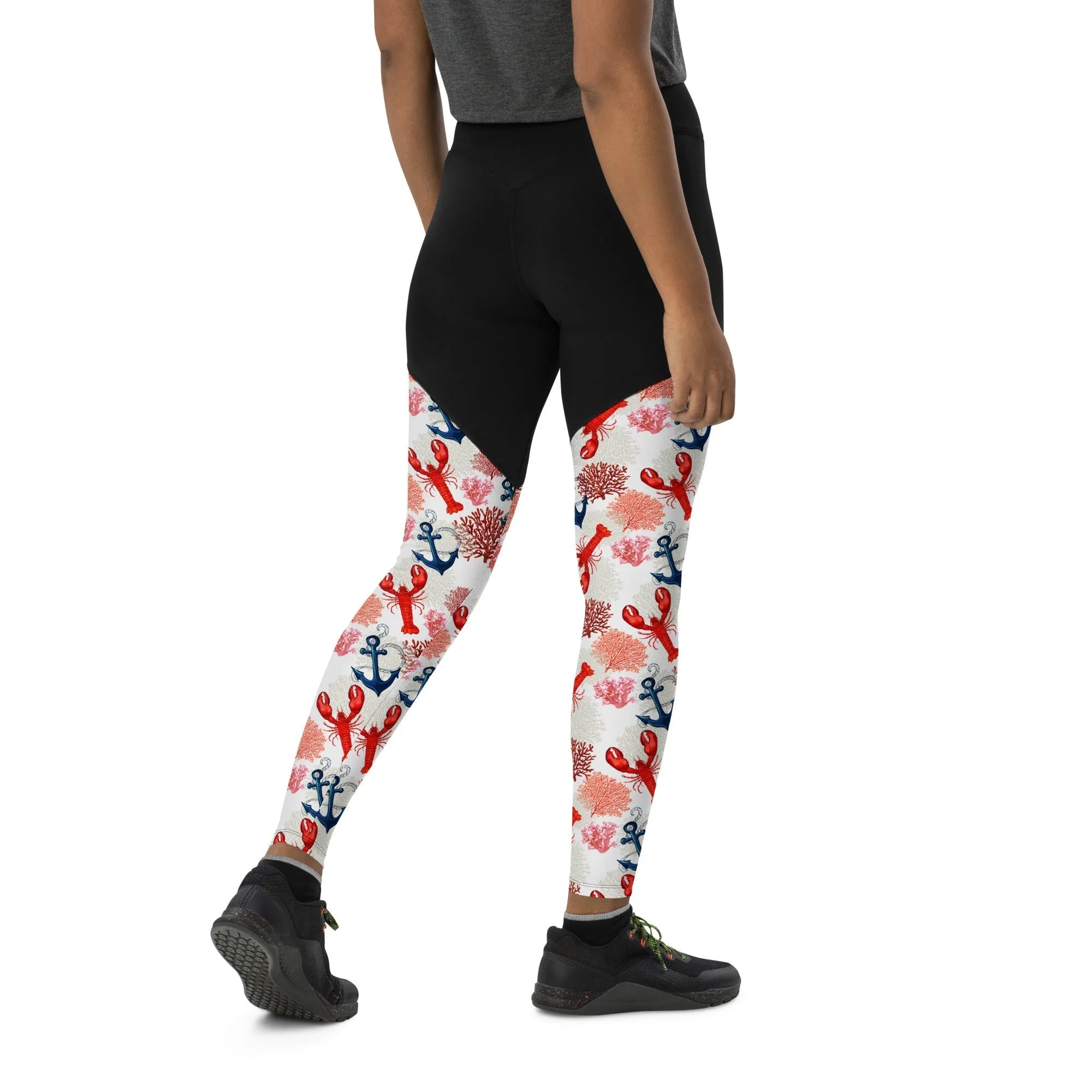 Cute Lobster Compression Leggings