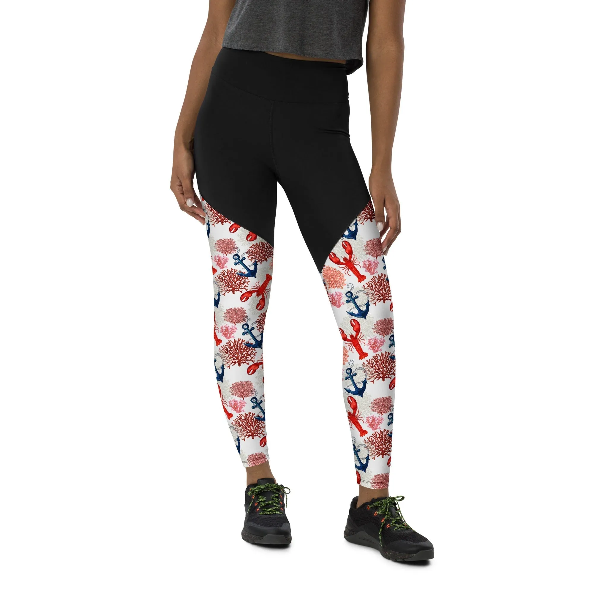 Cute Lobster Compression Leggings