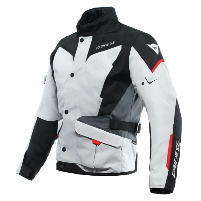 Dainese Tempest 3 D Dry Jacket Glacier Gray/Black/Lava Red