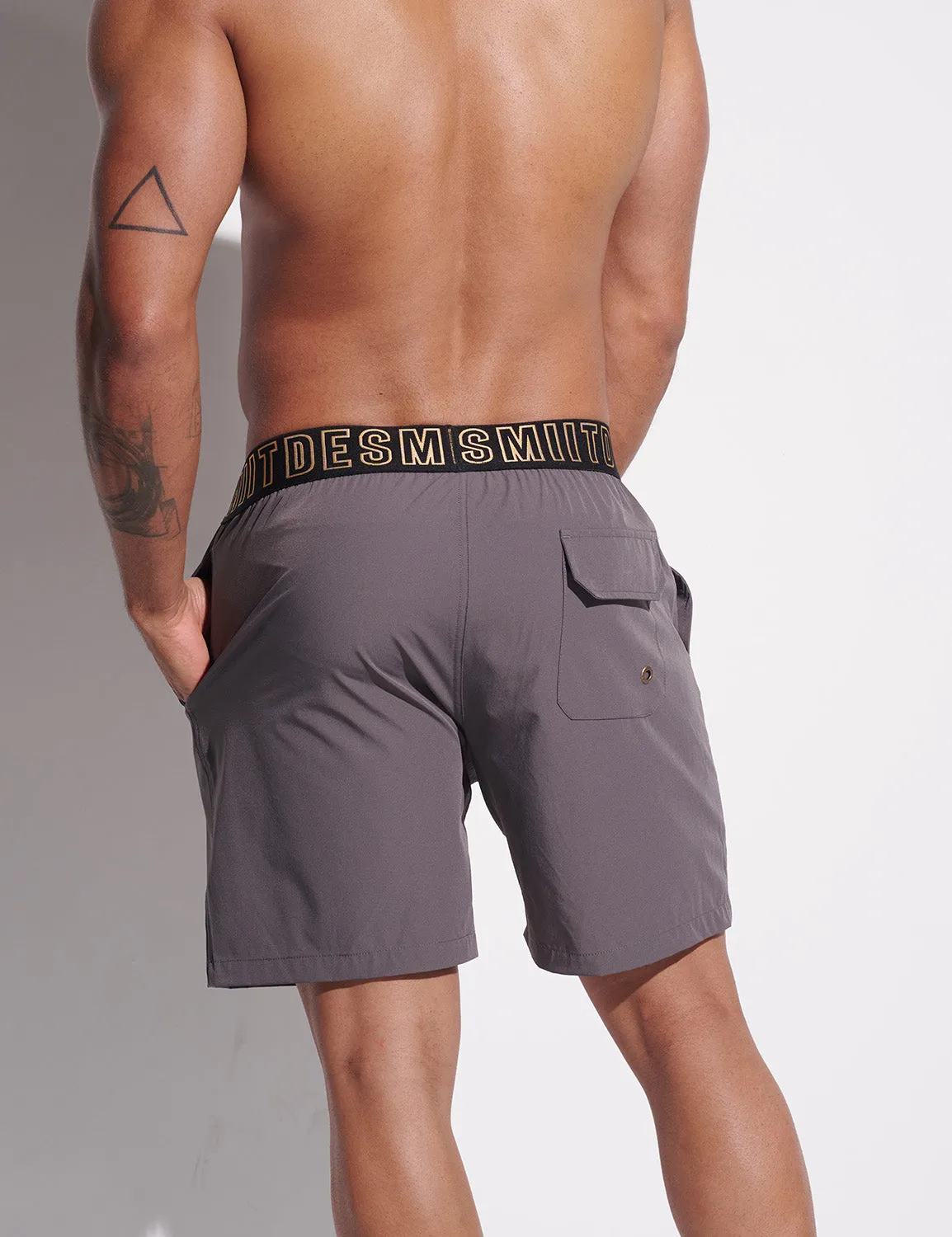 Elastic Quick-Dry Shorts B4352