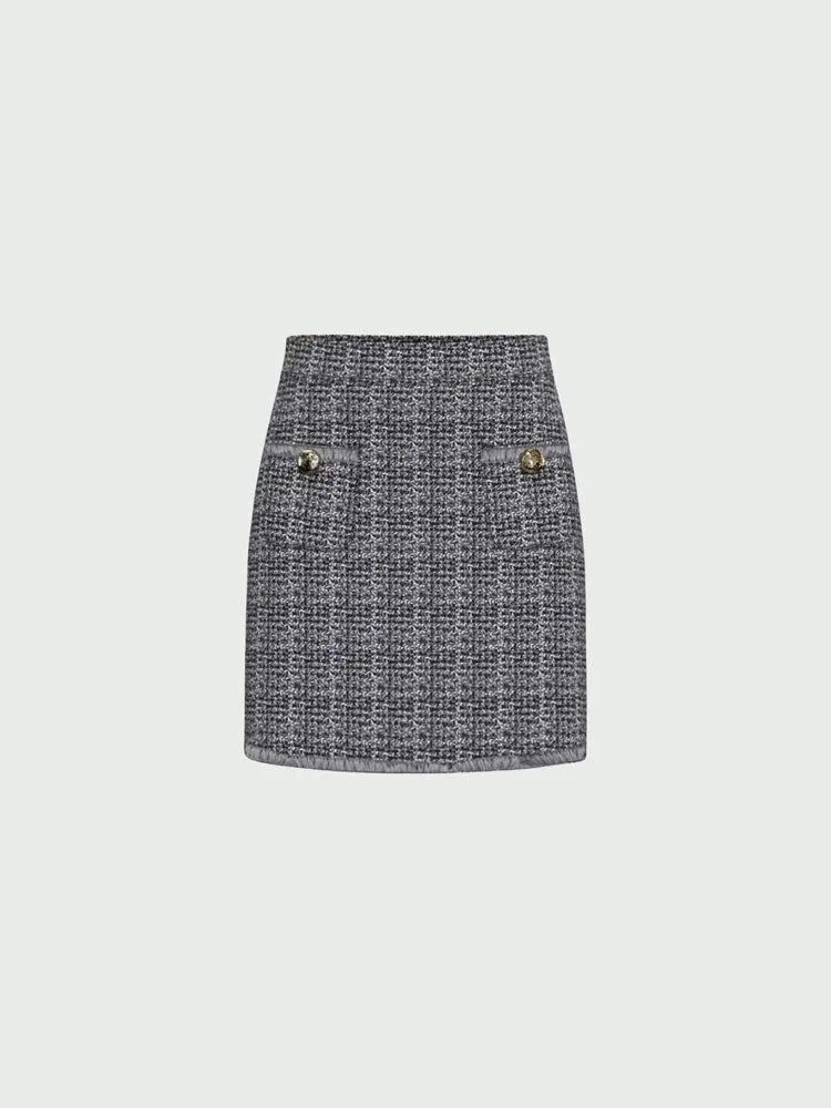 Emme Marella Micene Skirt Dark Grey