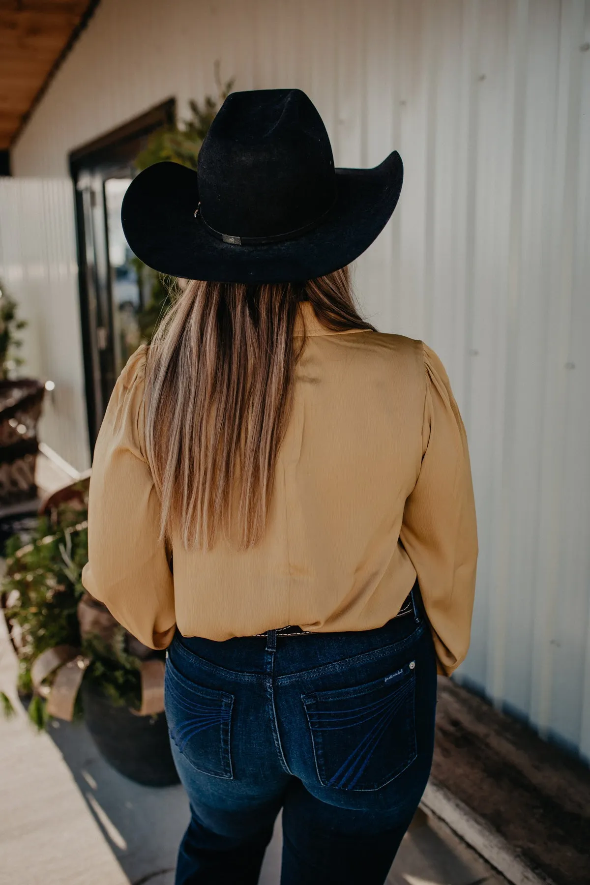 'Esme' Golden Shimmer Blouse by Ariat (XS-XXL)