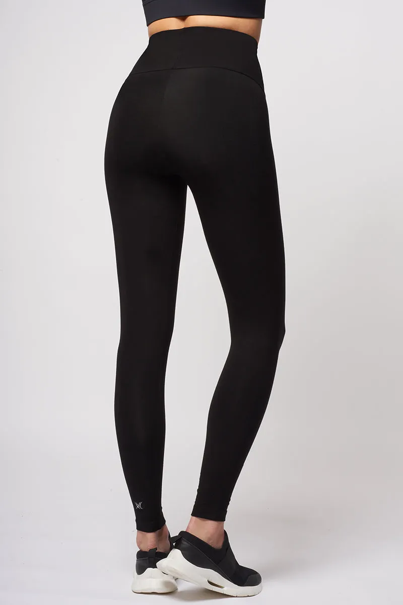 Extra Strong Compression Tummy Control Leggings Black