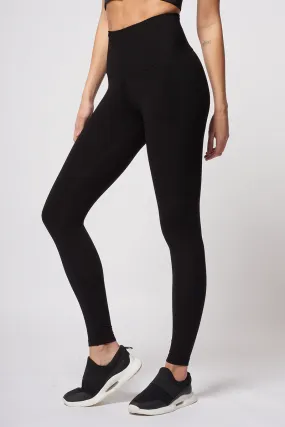 Extra Strong Compression Tummy Control Leggings Black