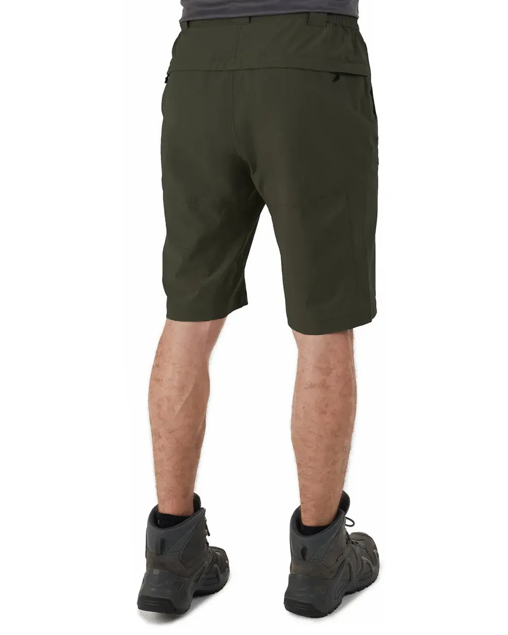 FHM Flow Spandex Shorts Khaki Quick Dry UV Protection UPF 50 