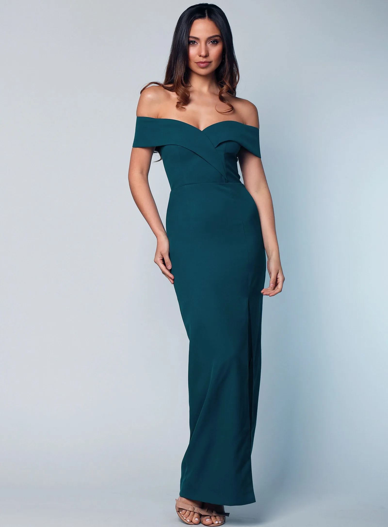 Gia Off Shoulder Pencil Dress