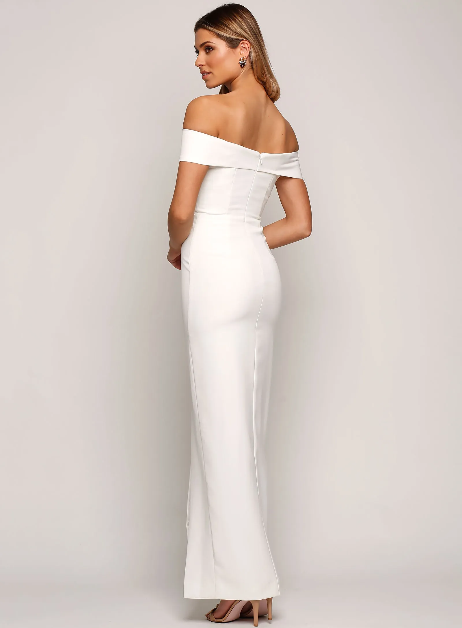 Gia Off Shoulder Pencil Dress