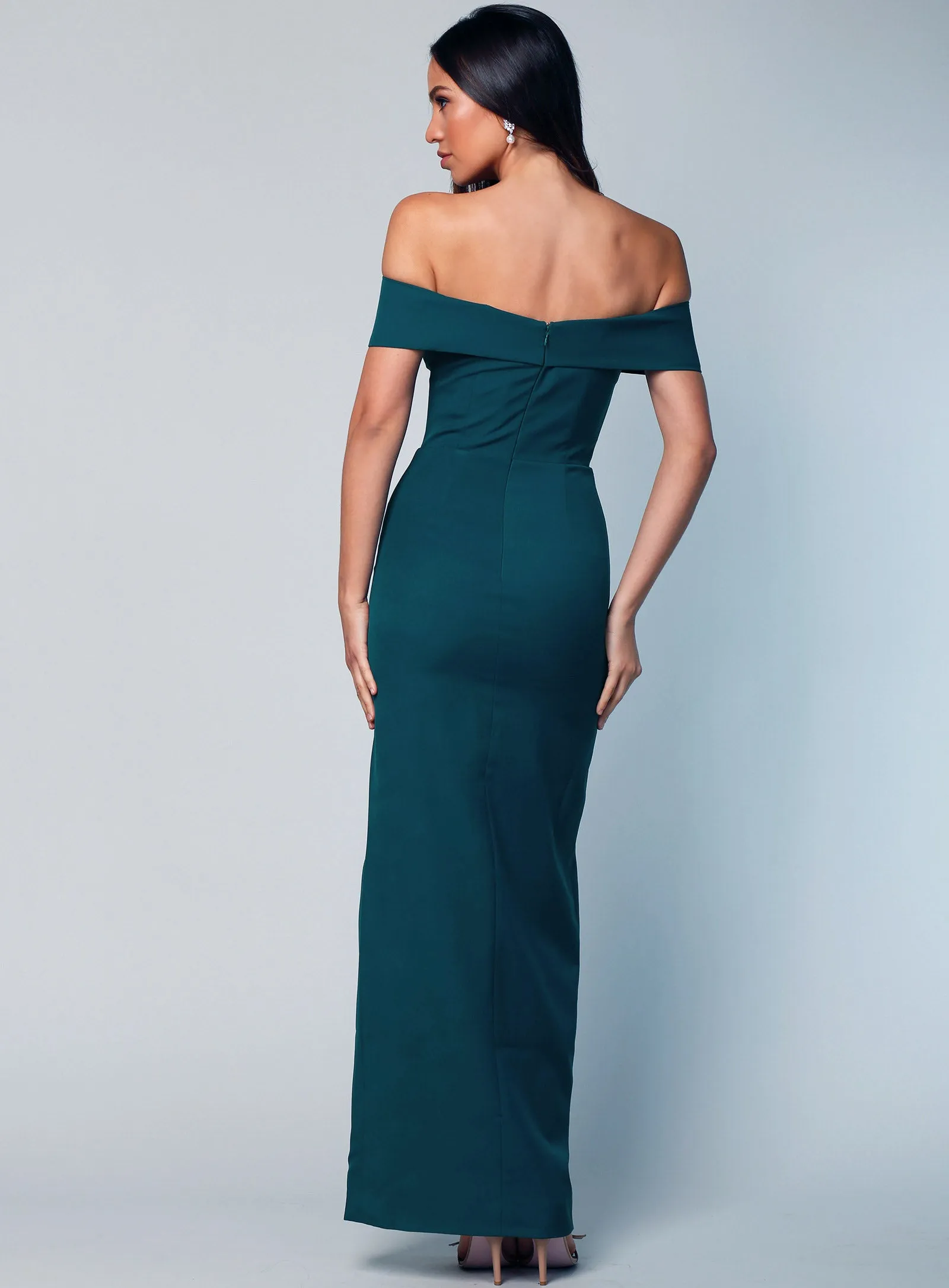 Gia Off Shoulder Pencil Dress