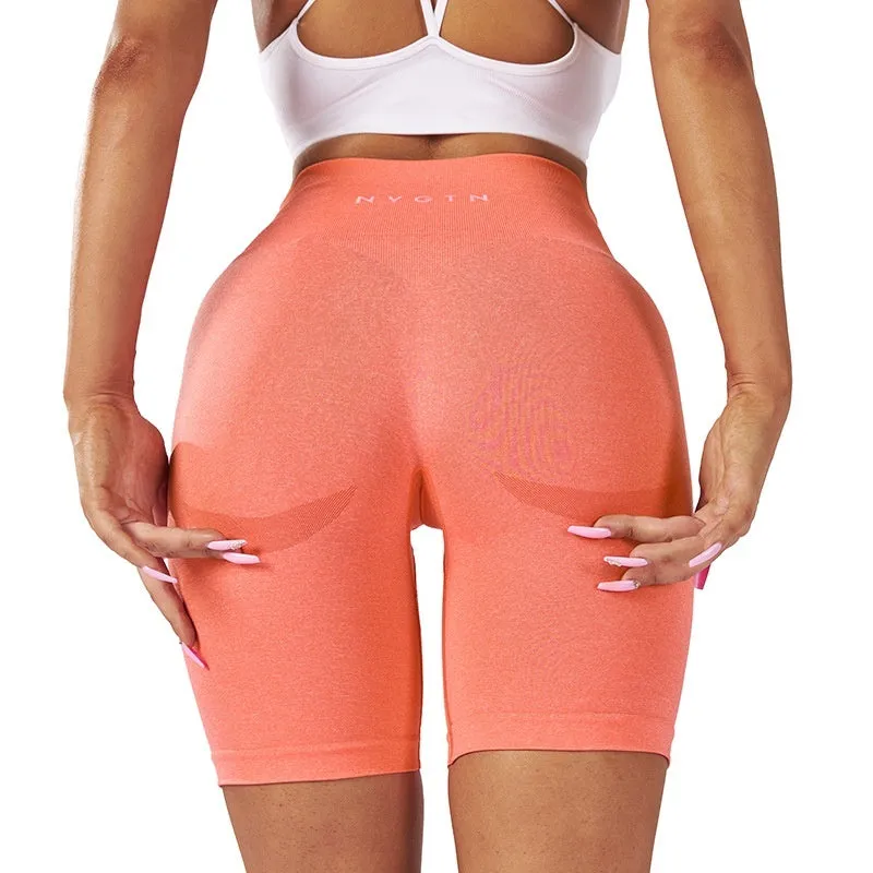 High Waist Seamless Booty Lift Quick-Dry Yoga Shorts & Gym Wear