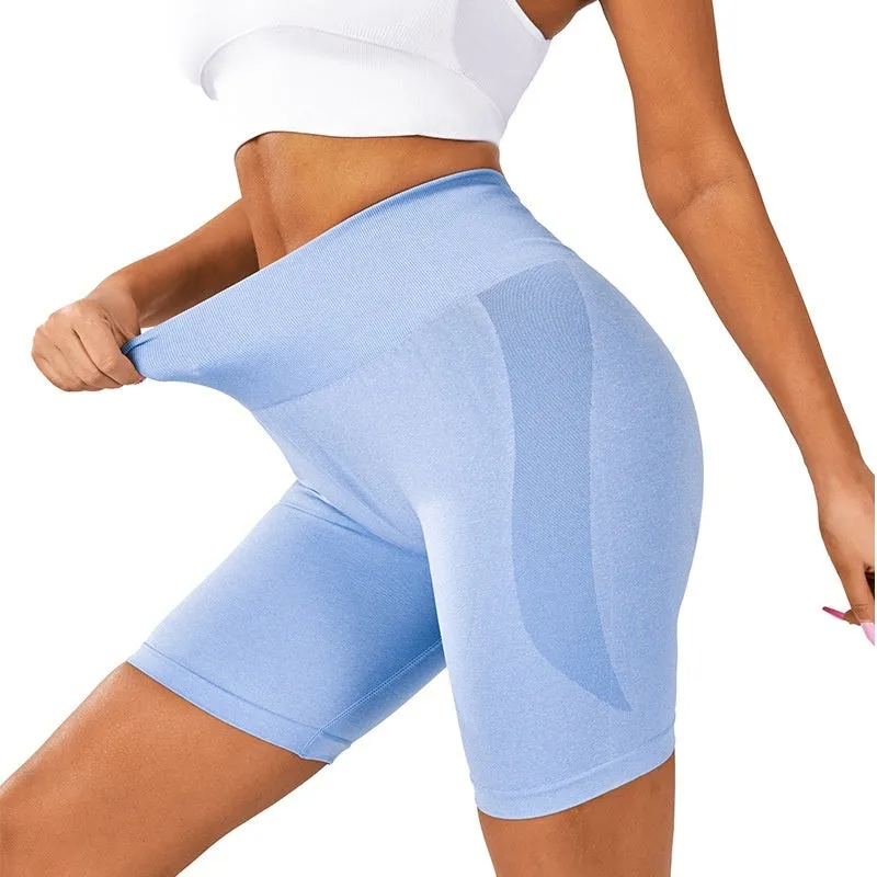 High Waist Seamless Booty Lift Quick-Dry Yoga Shorts & Gym Wear