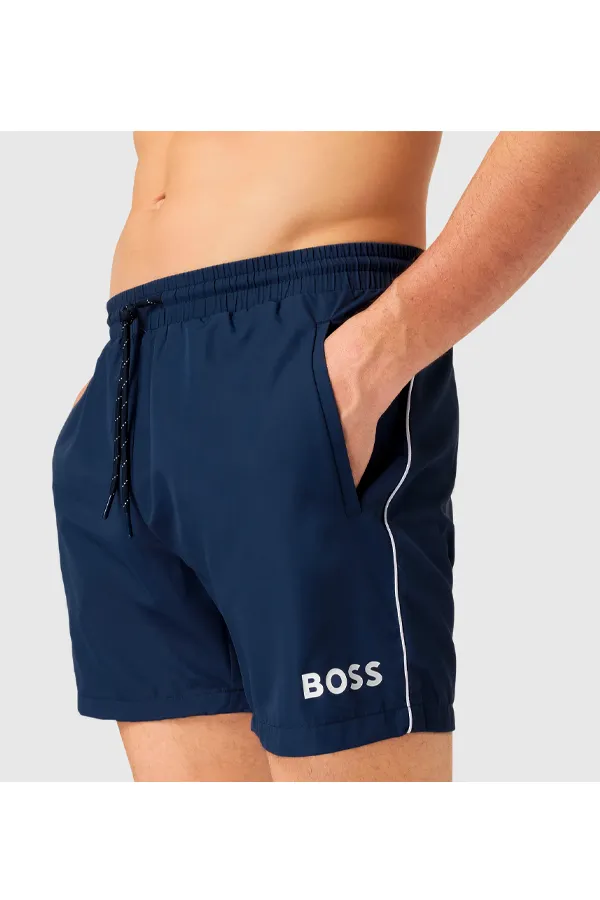 Hugo Boss Swim Shorts Quick-Dry Navy