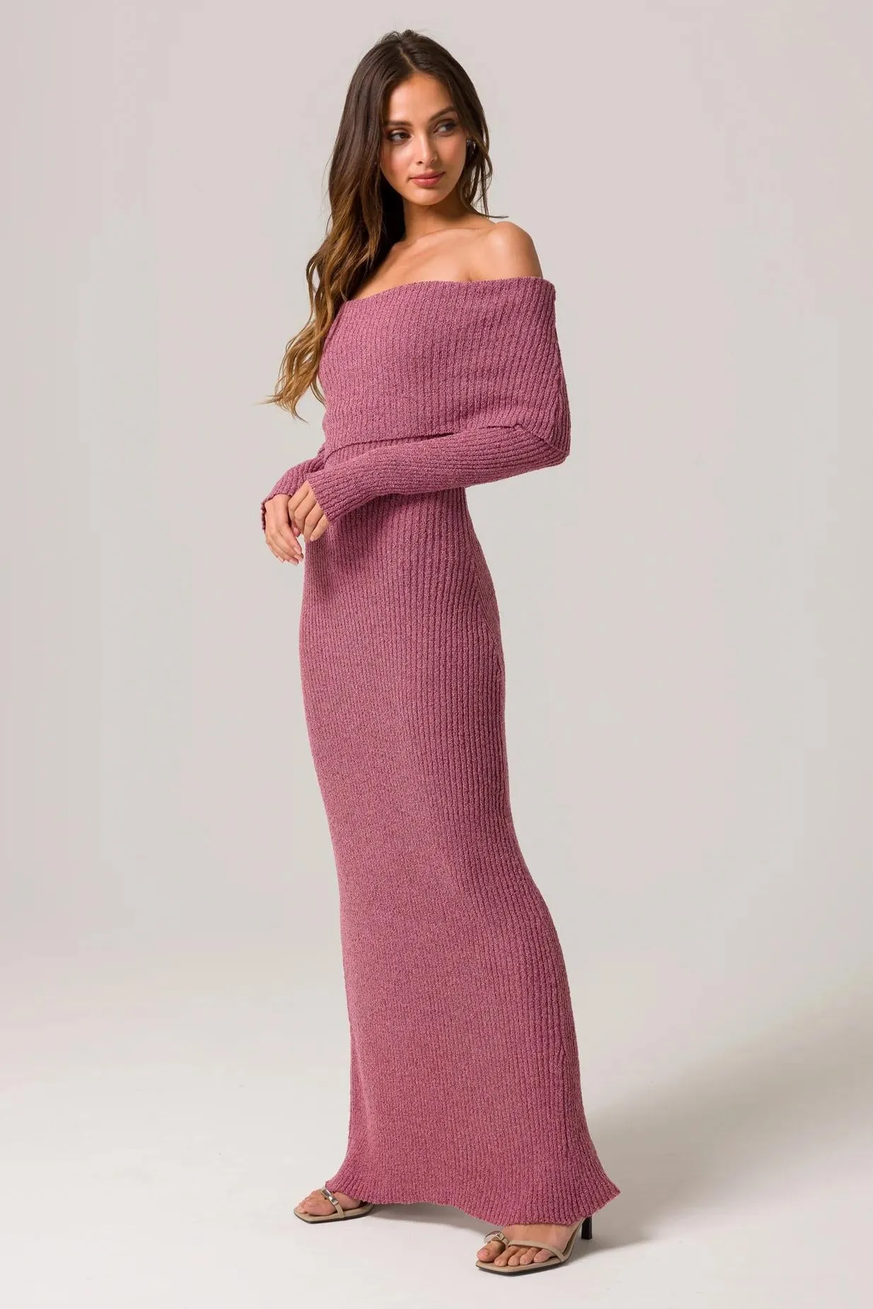 LENORA OFF SHOULDER DRESS