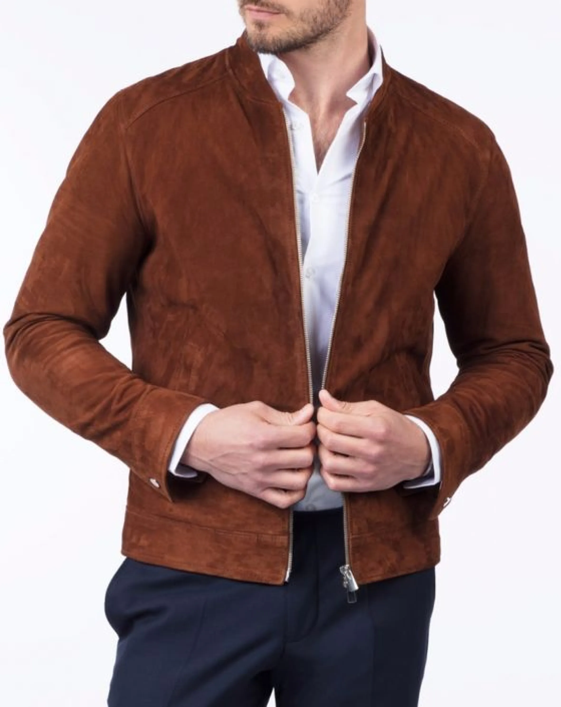 Marloes Suede Jacket Cognac