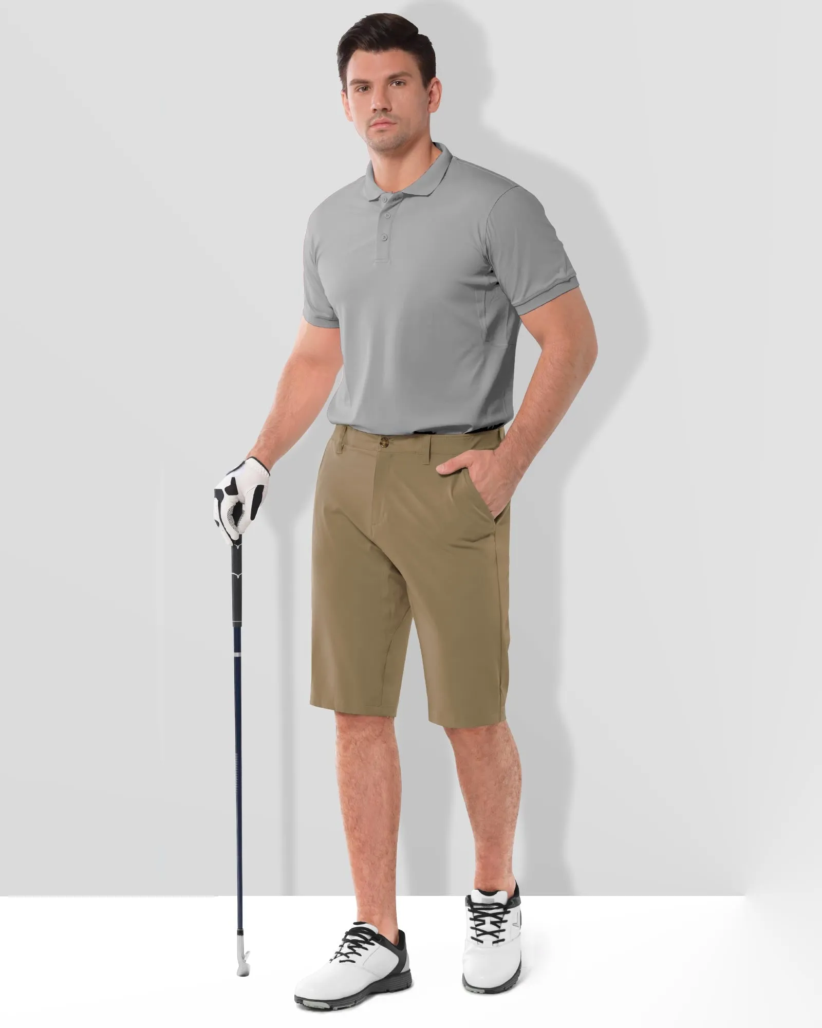 Men's 11" Inseam Golf Shorts with 5 Pockets