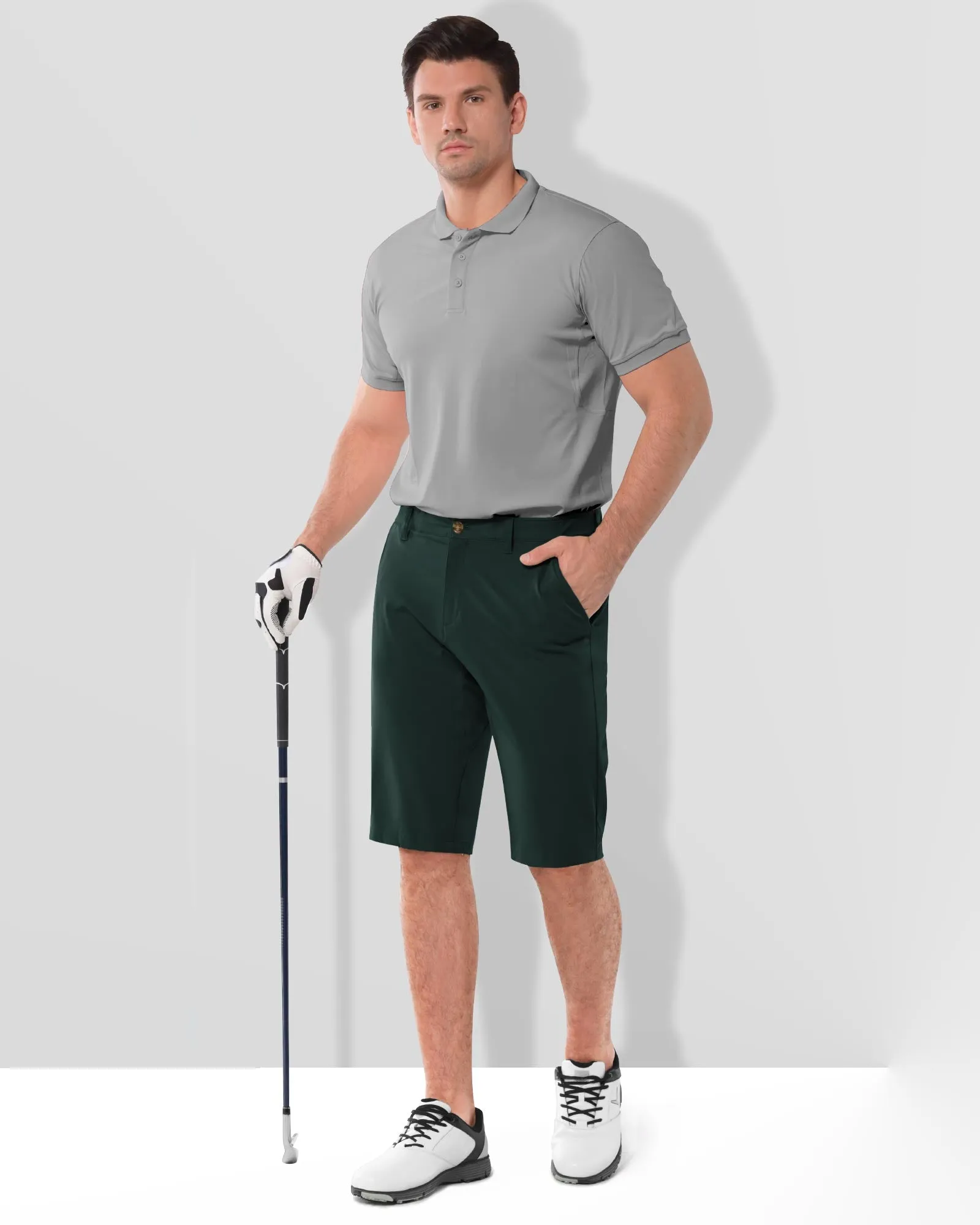 Men's 11" Inseam Golf Shorts with 5 Pockets