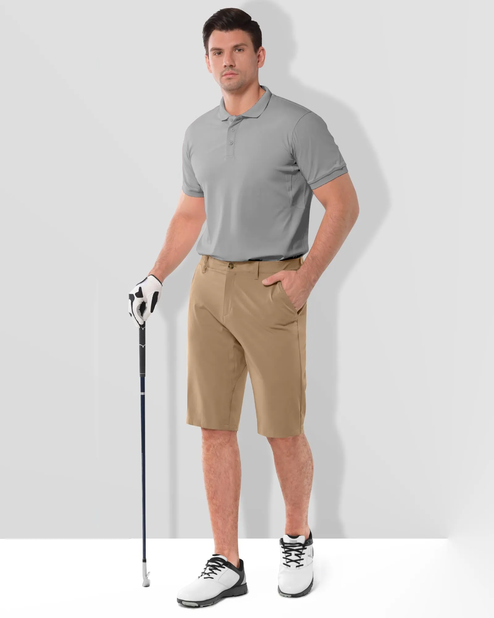 Men's 11" Inseam Golf Shorts with 5 Pockets