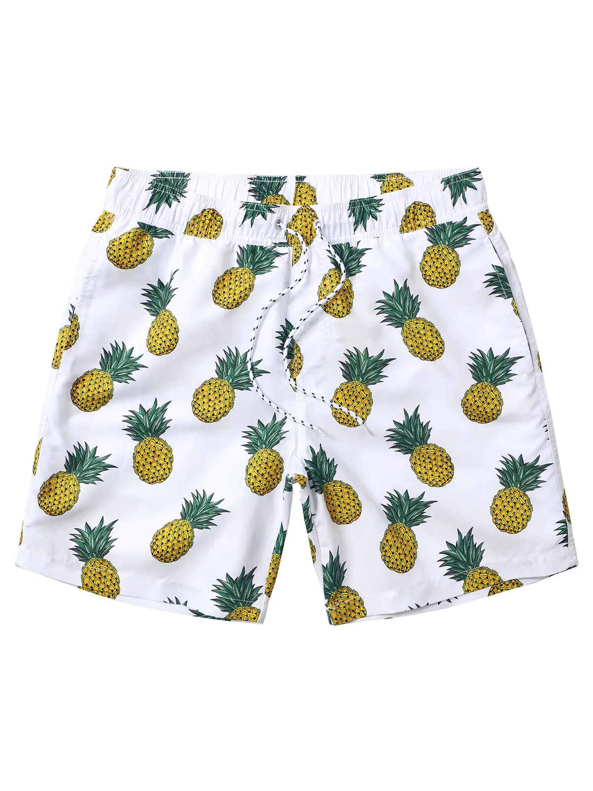 Men's Summer Funny Print Beach Quick Dry Swimming Trunks