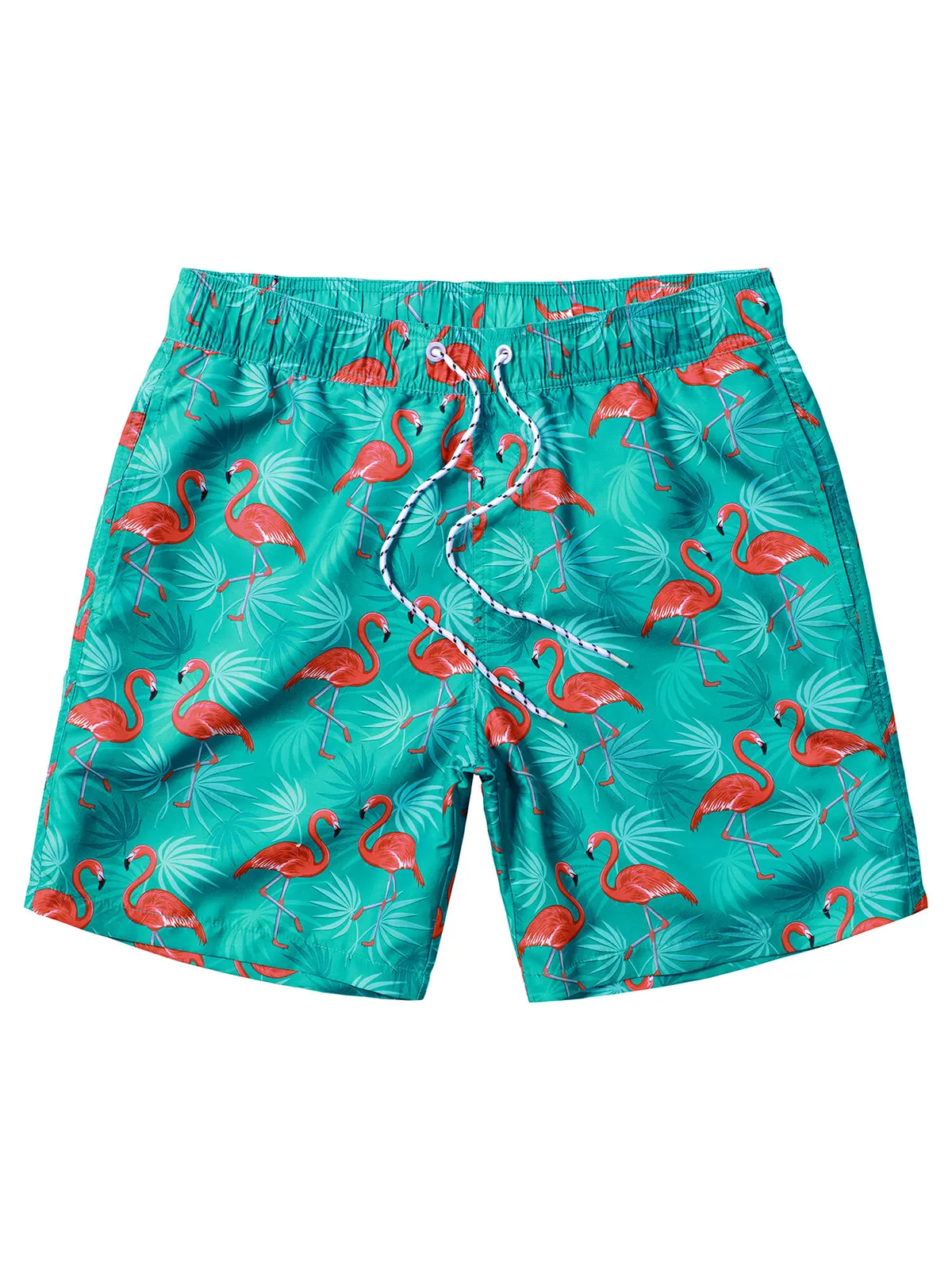 Men's Summer Funny Print Beach Quick Dry Swimming Trunks