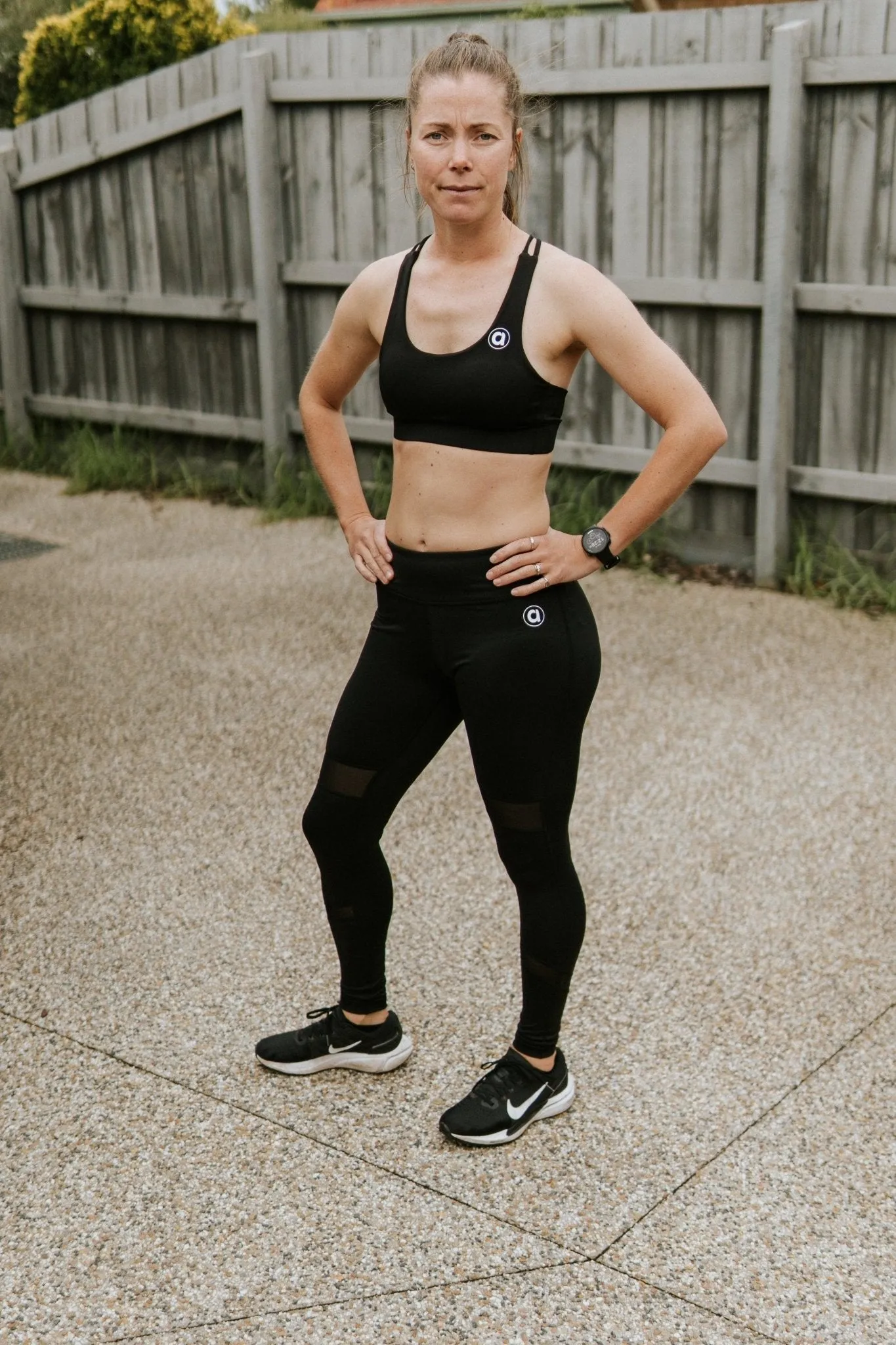 Mid Rise Full Length Compression Leggings