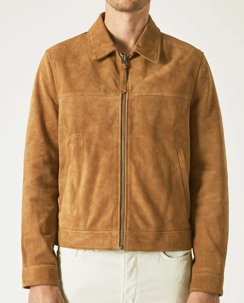 Neuw Dallas Tan Suede Jacket