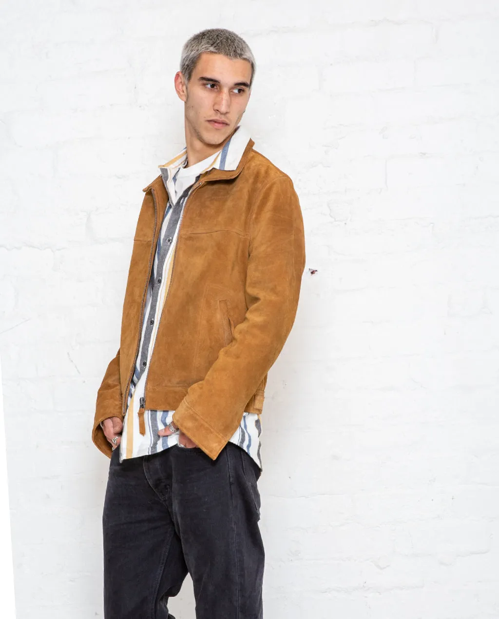 Neuw Dallas Tan Suede Jacket