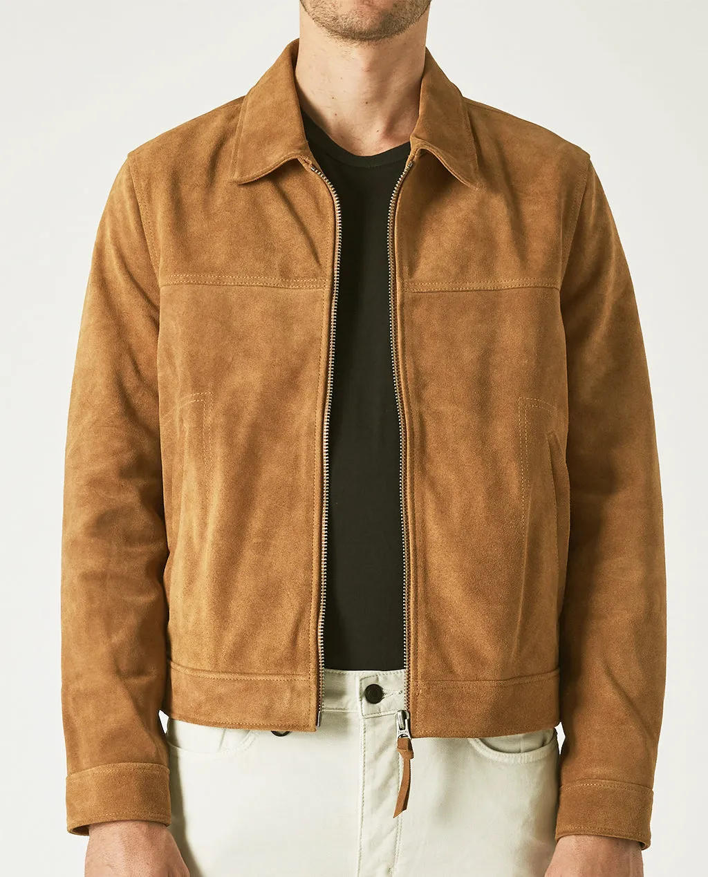 Neuw Dallas Tan Suede Jacket