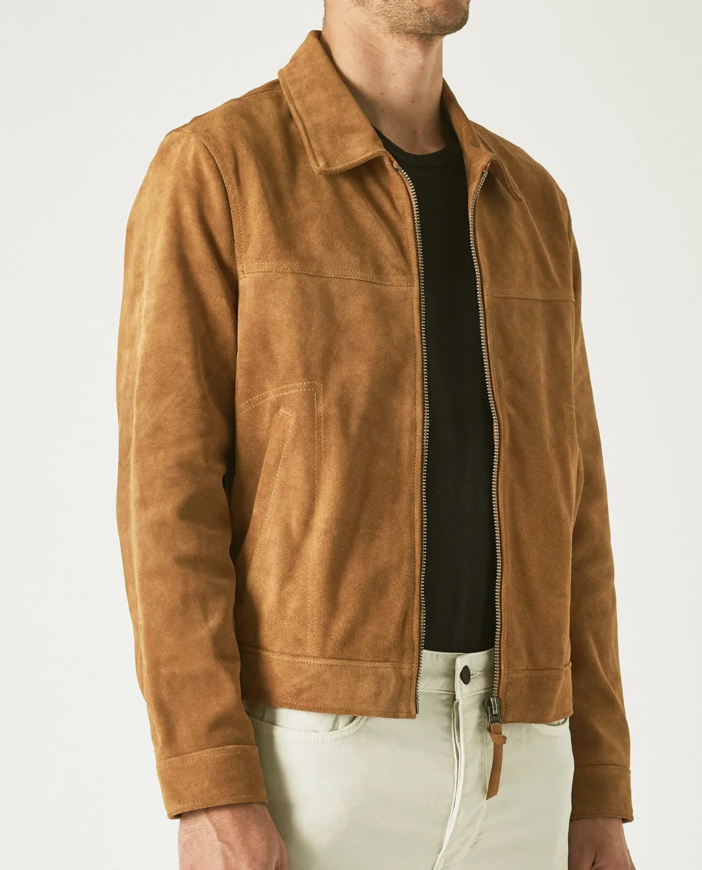 Neuw Dallas Tan Suede Jacket