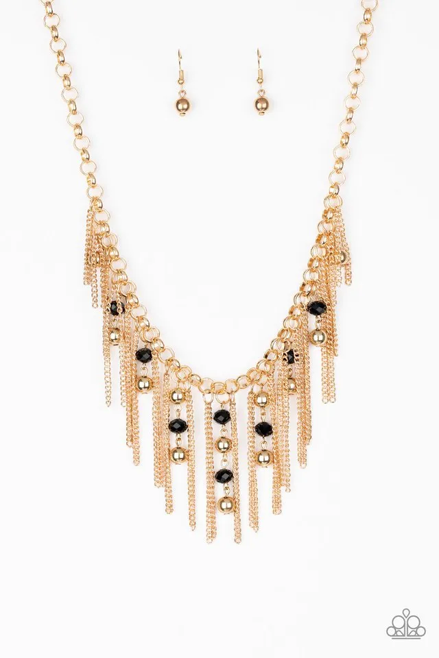 Paparazzi Necklace ~ Ever Rebellious - Gold