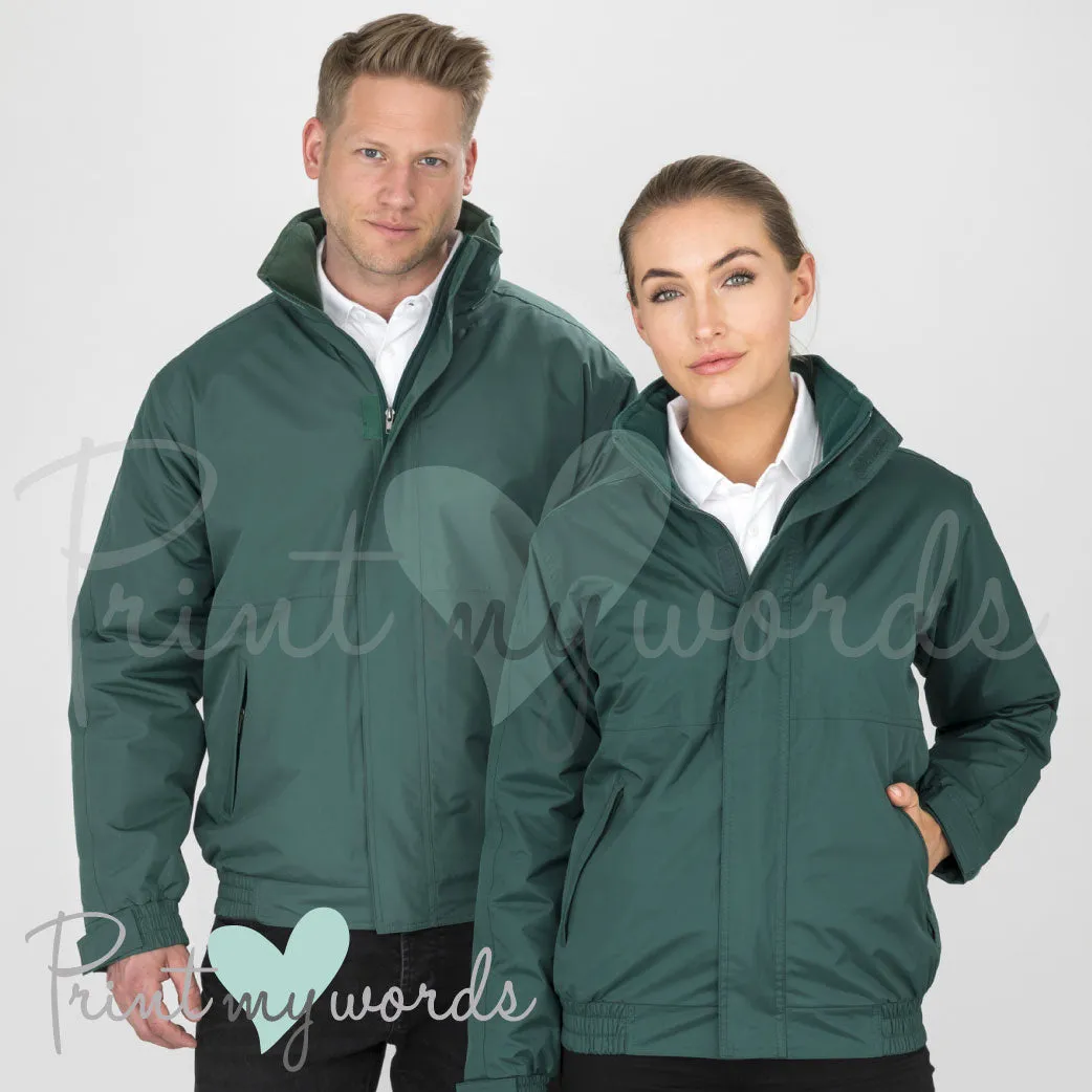 Personalised Waterproof Equestrian Jacket Coat Blouson - Dressage