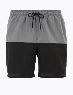 Quick Dry Colour Block Swim Shorts