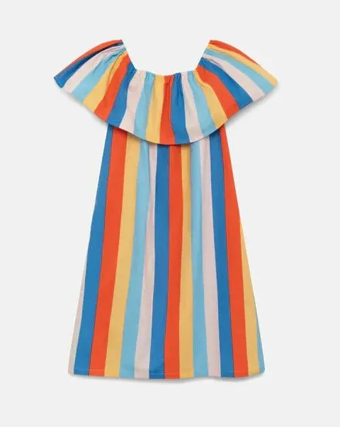 Rainbow Off Shoulder Dress