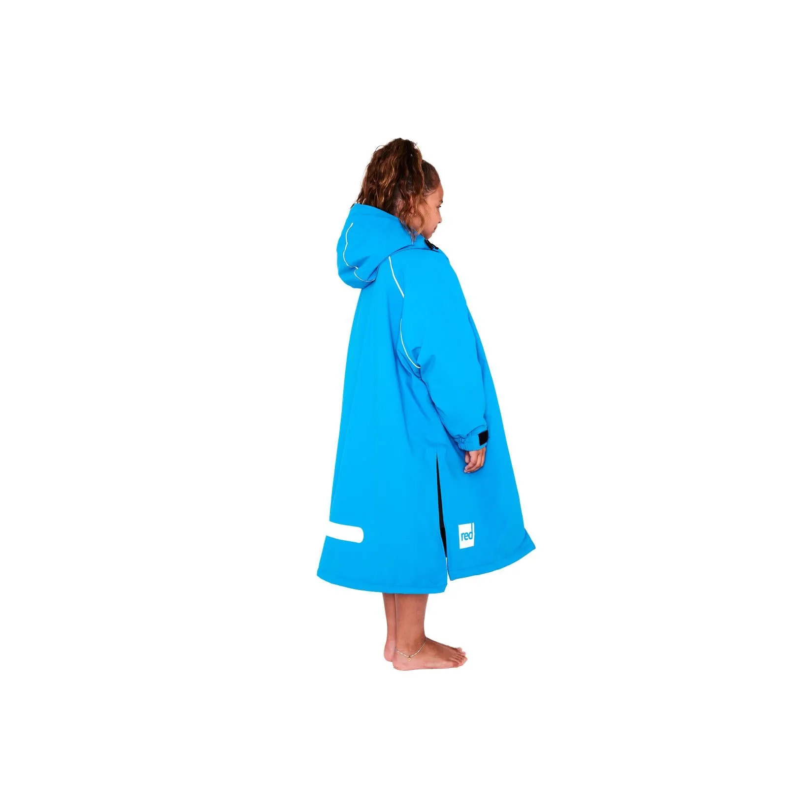 Red Kids Dry Pro Hooded Waterproof Changing Robe