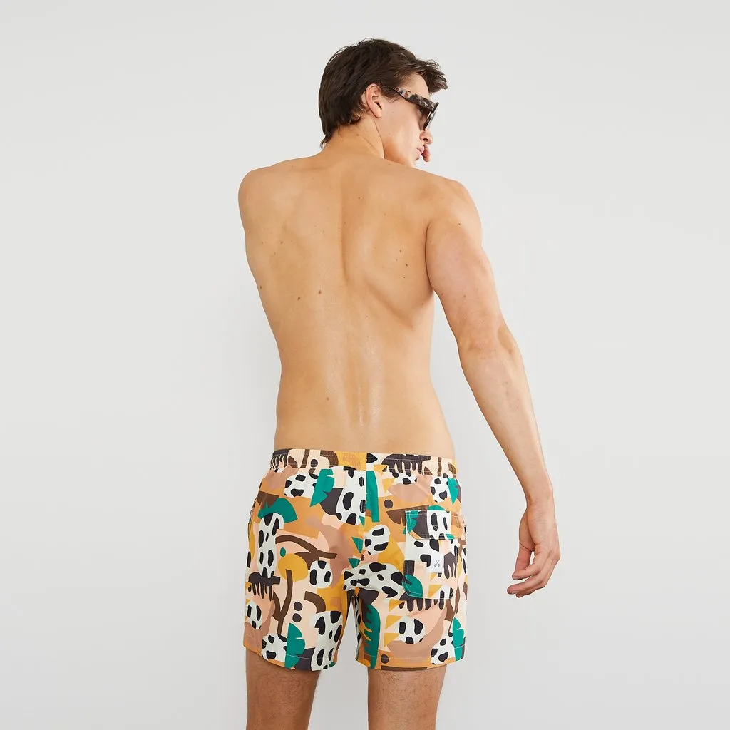 Skwosh Club MENS JUNGLE BOOGIE SWIM SHORTS