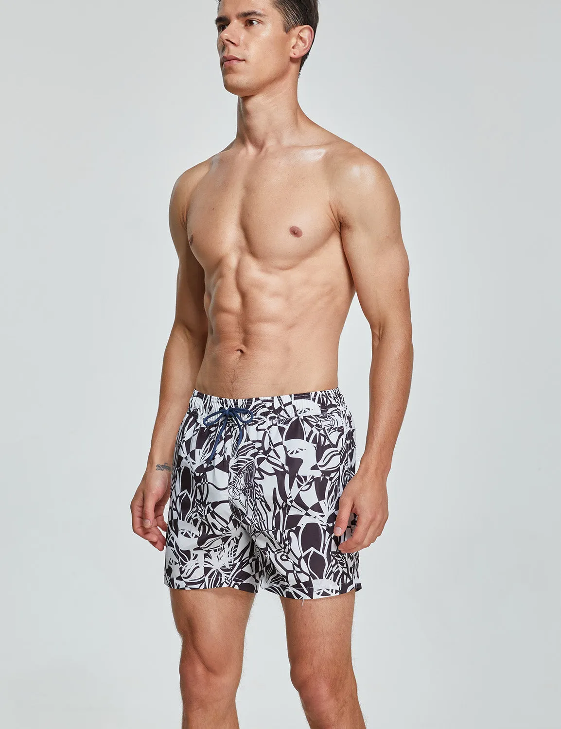 Swim Shorts 231302 with Quick-Dry in Black