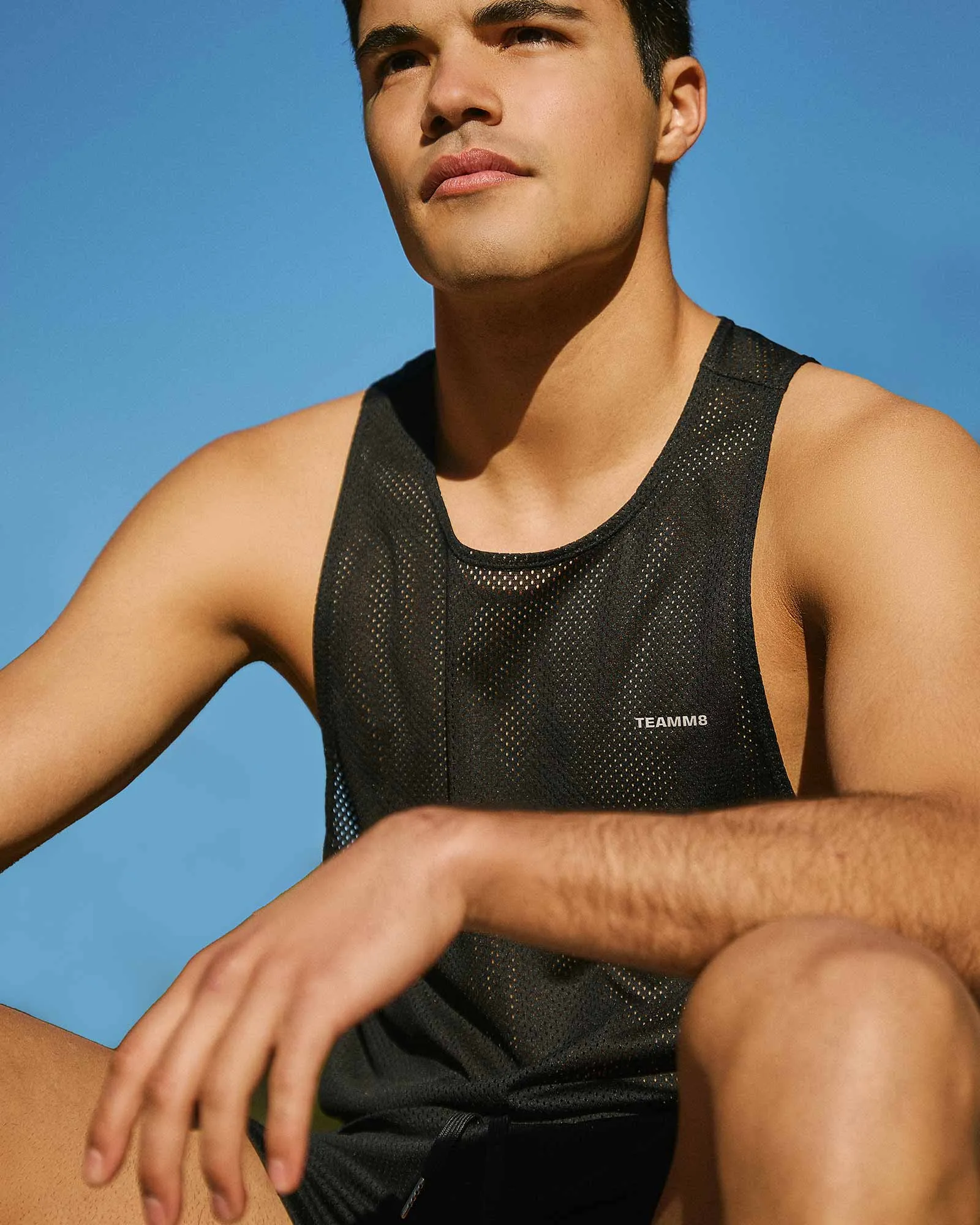 TEAMM8 S.S.C. Mesh Tank - Black