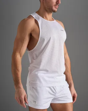 TEAMM8 S.S.C. Mesh Tank - White