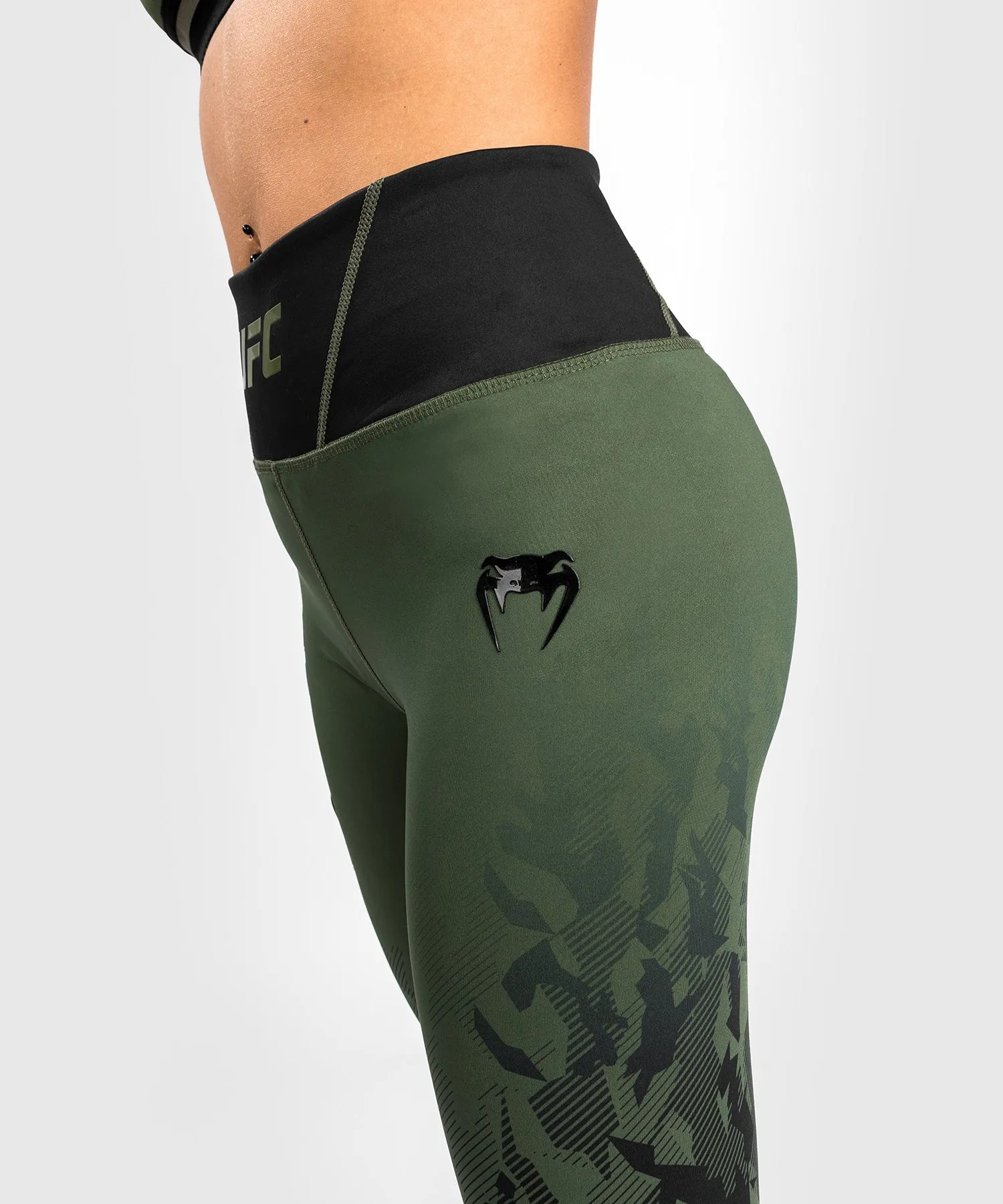 UFC Venum Authentic Fight Week Women's Performance Tight - Khaki